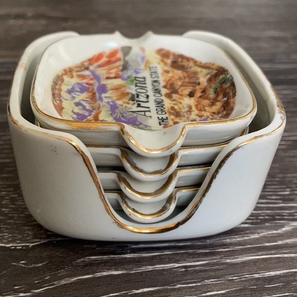 Individual Arizona Nesting Ashtray Set - Picture 5 of 10